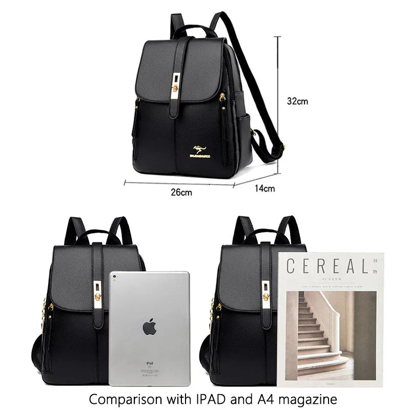 Amagda™ | Leather Backpack