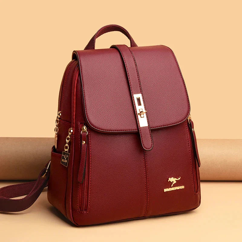 Amagda™ | Leather Backpack