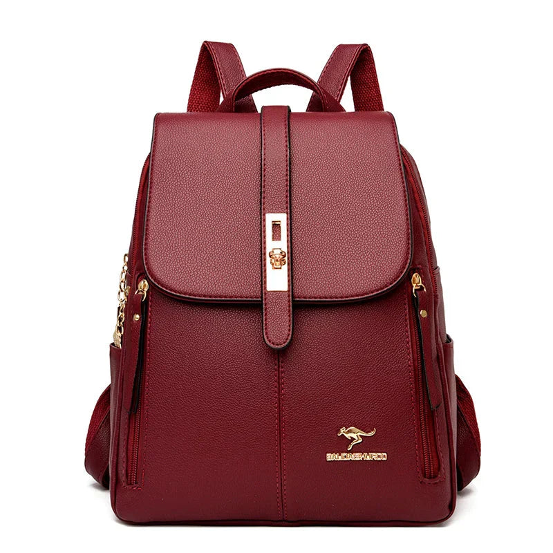 Amagda™ | Leather Backpack