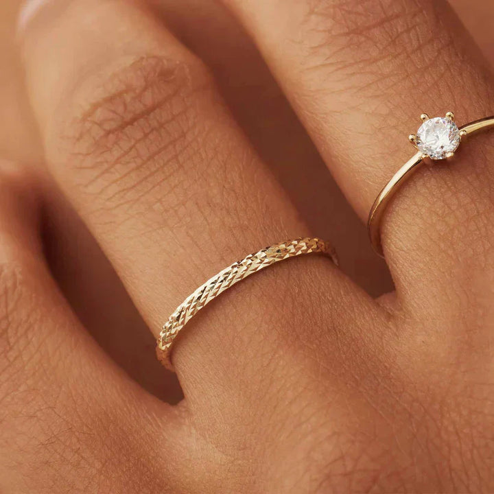 Ameline Spalier Ring | 18K Gold