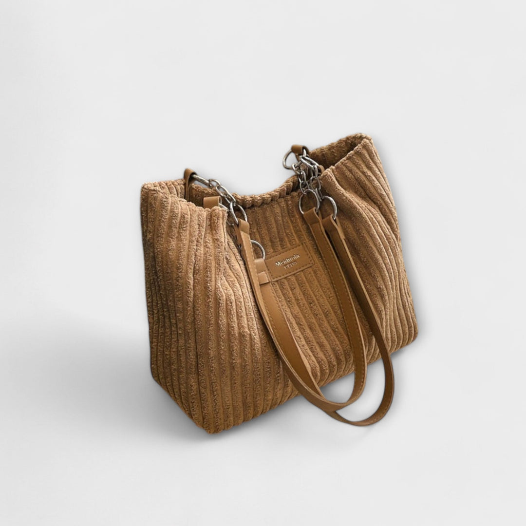 Léora. - Soft Cord Shoulder Bag