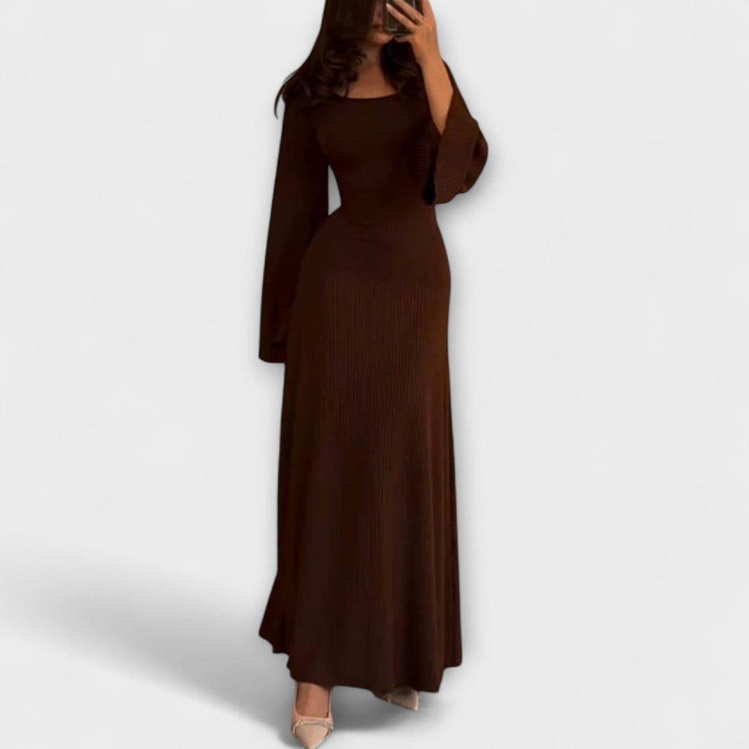 Jocelyn - Stylish Knit Dress with Waist Detail
