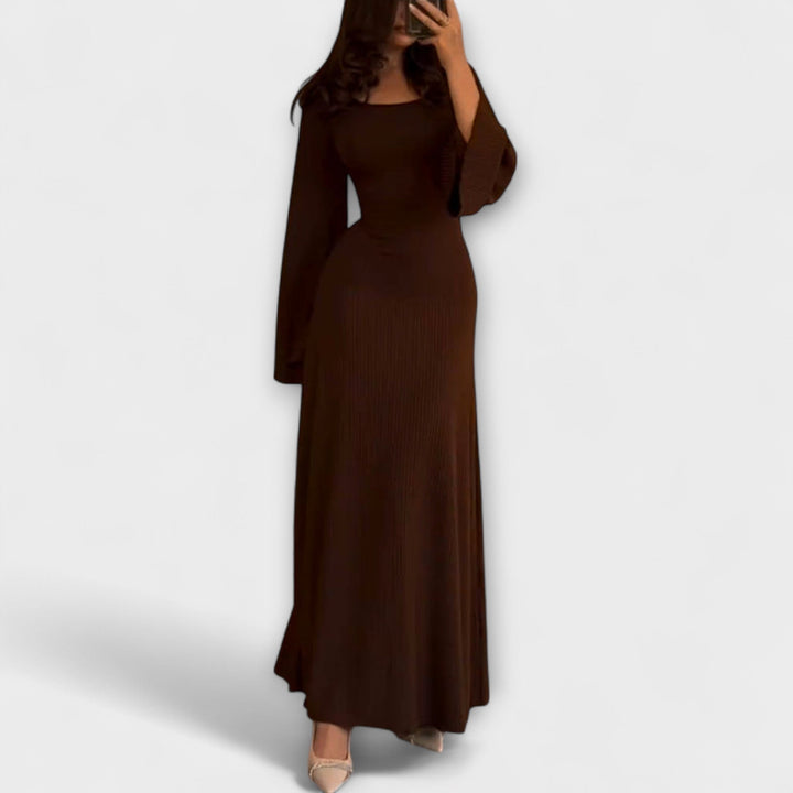 Jocelyn - Stylish Knit Dress with Waist Detail
