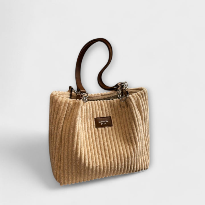 Léora. - Soft Cord Shoulder Bag