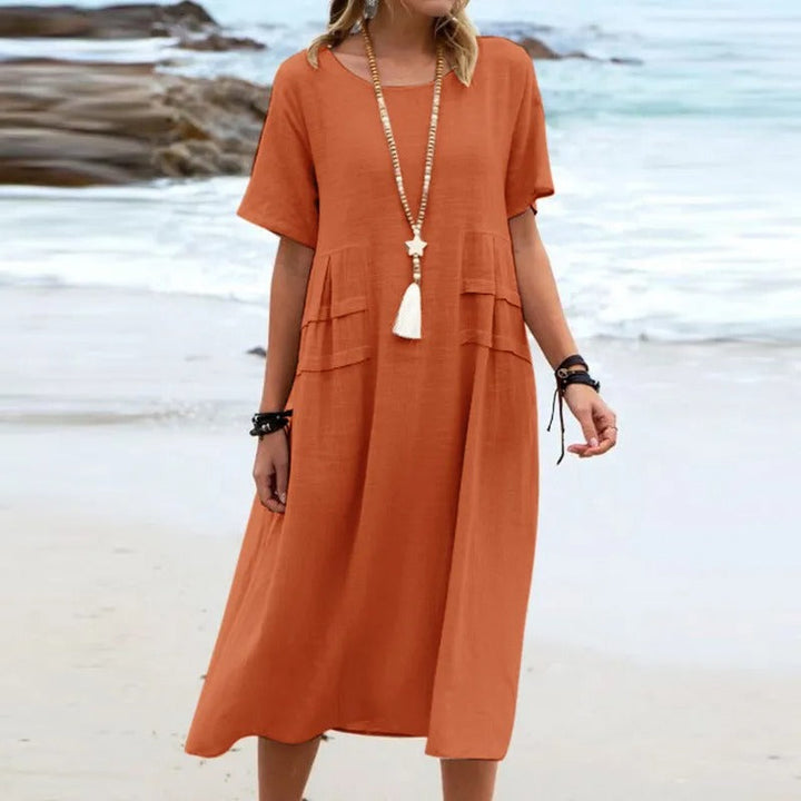 Ava | Elegant Cotton Dress