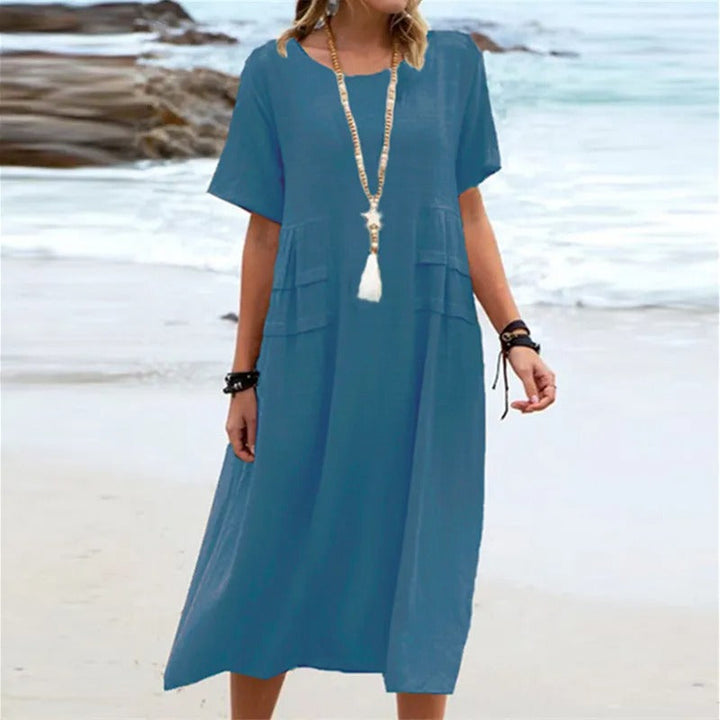 Ava | Elegant Cotton Dress
