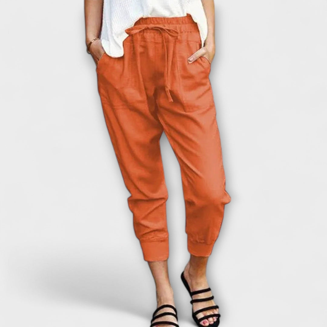 Blaire – Lightweight Linen Pants with Cotton Blend