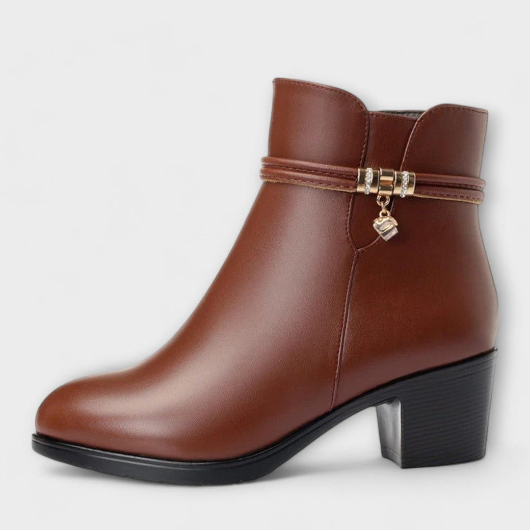 Frederika - Elegant Winter Boots with Zipper