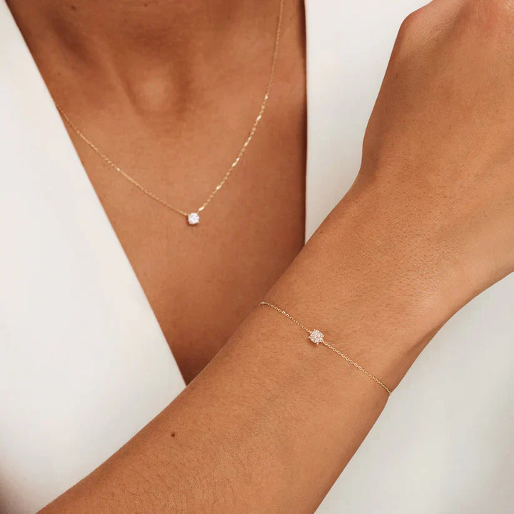 Cléa Moissanite | 14k Gold