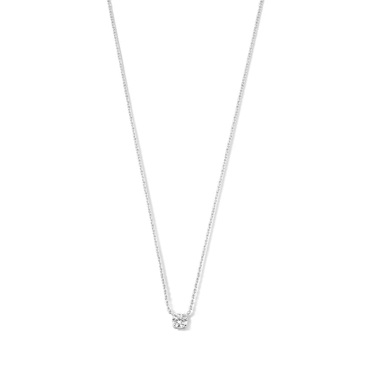 Cléa Moissanite Stone Necklace | 14k Gold