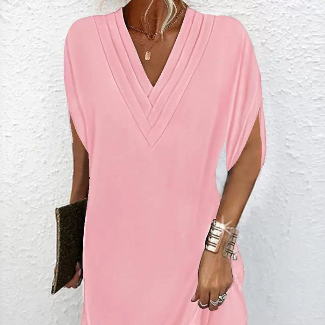 Anemoon™ | Elegant Dress with V-Neck
