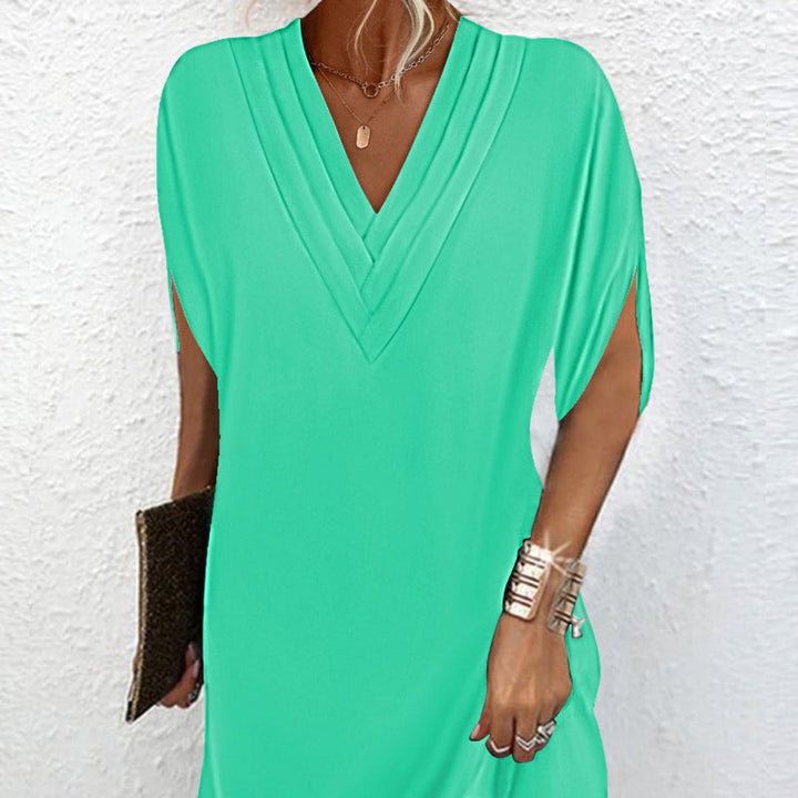 Anemoon™ | Elegant Dress with V-Neck