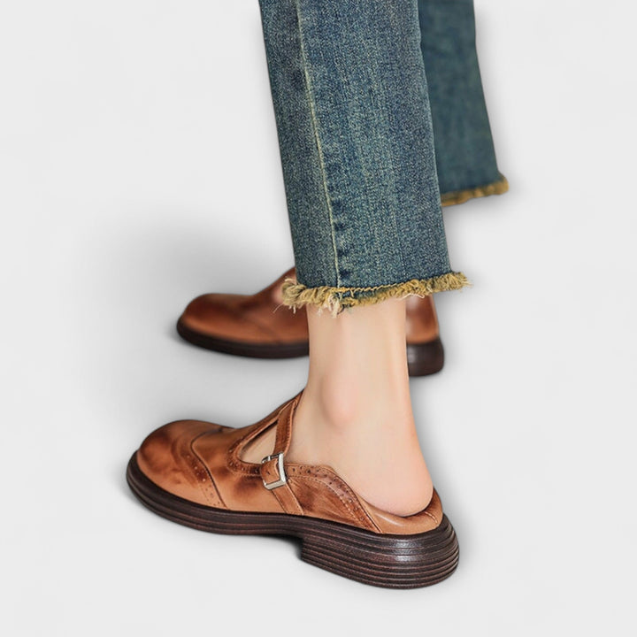 Isla - Elegante Leder-Mary Janes