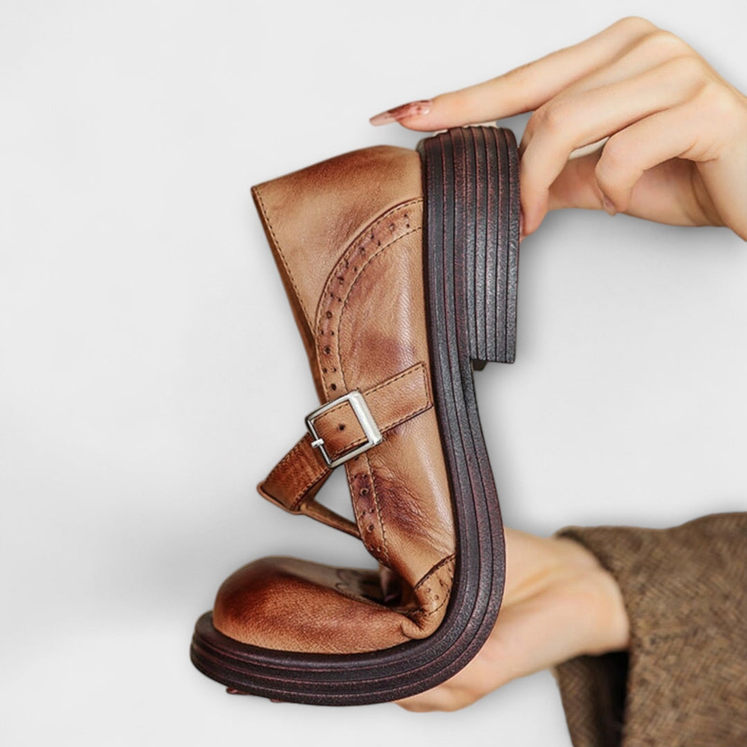 Isla - Elegante Leder-Mary Janes