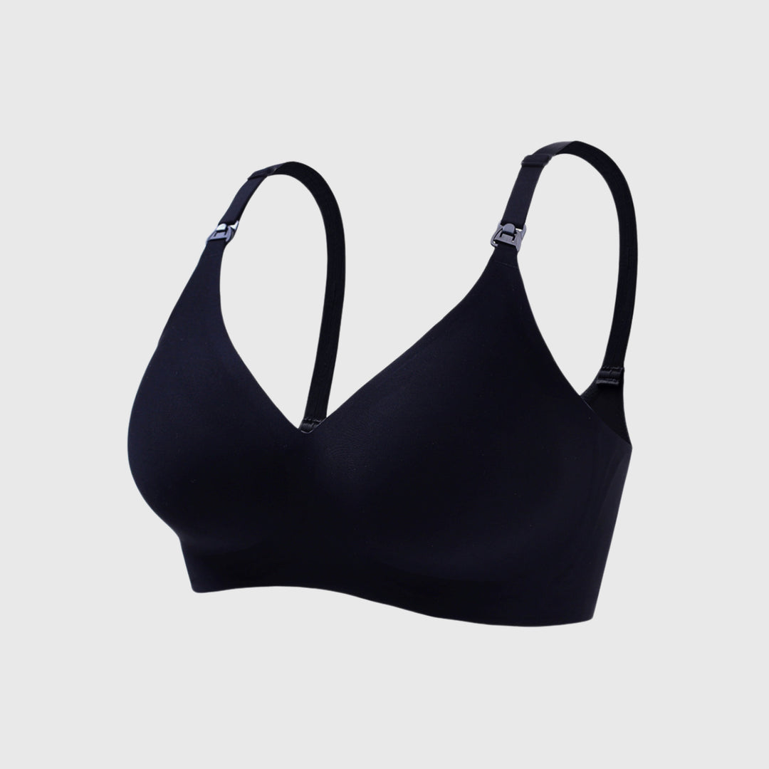 Comfortable and Silky Nursing Bra with Removable Cups for Women
