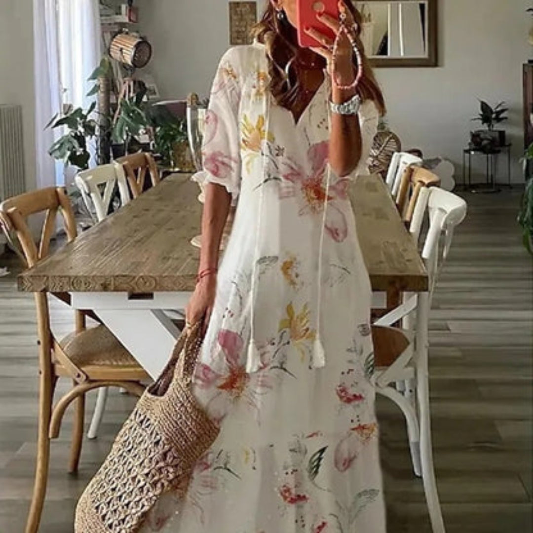 Annemarije™ | Boho Belly-Covering Dress