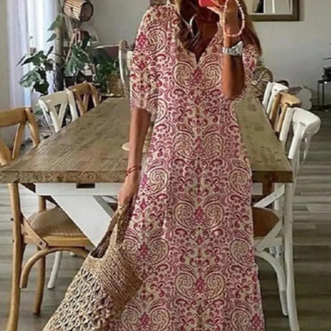 Annemarije™ | Boho Belly-Covering Dress