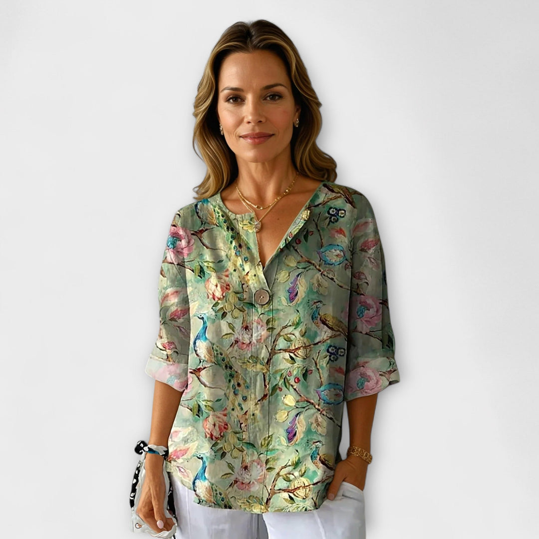 Arlene - Blouse in Floral Design