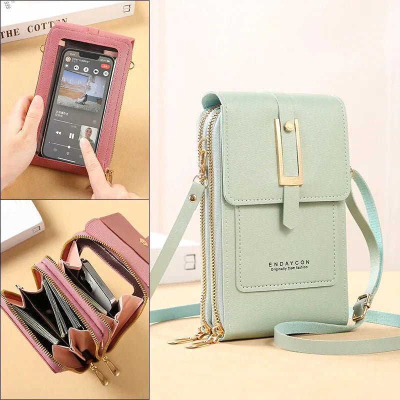 Alessia™ | Crossbody Bag with Mobile Phone Holder